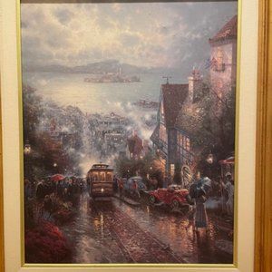 Thomas Kincade "Hyde Street and the Bay"